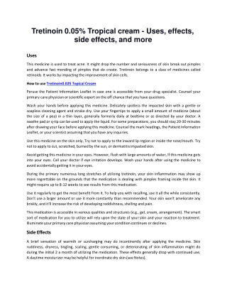 Is tretinoin banned in the United States, if no  how we can buy tretinoin