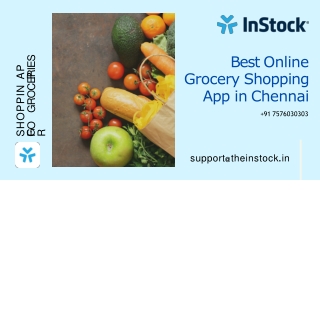 Best Online Grocery Shopping App in Chennai - InStock