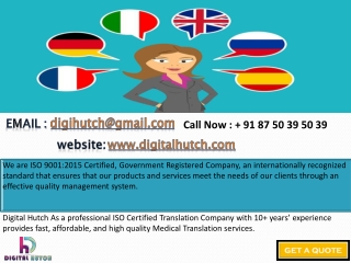 Language Translation Companies |Translation Agency | Digital Hutch