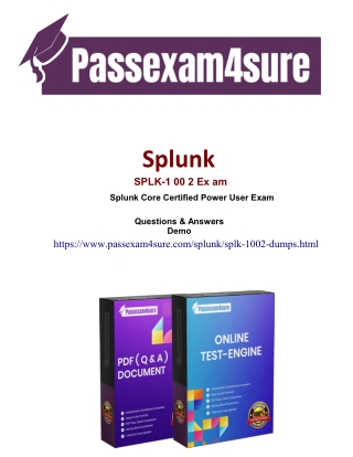 Christmas 30% Discount Offer on Splunk SPLK-1002 Exam Dumps