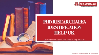 PhD Research Area  Identification Help - Phdassistance