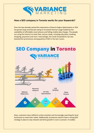 How a SEO company in Toronto works for your Keywords