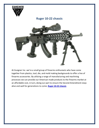 Ruger 10-22 chassis