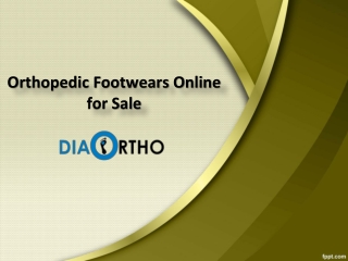 Orthopedic Footwears Near me, Orthopedic Footwears Online for Sale  - Diabetic Ortho Footwear India.