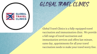 Covid 19 Test for Travel- Global Travel Clinics