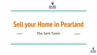 Sell your Home in Pearland