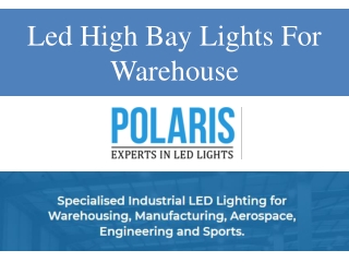 Led High Bay Lights For Warehouse