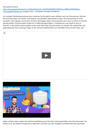 Was am besten an Vergleich Dörrautomaten ist   2020