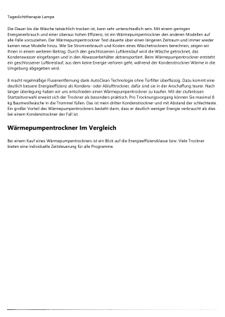 Der beste Guide  -  Der Beste Wärmepumpentrockner --  2020