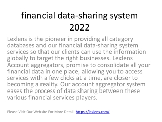 financial data-sharing system 2022