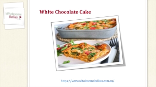 White Chocolate Cake