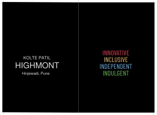Kolte Patil Highmont Hinjewadi Pune Brochure