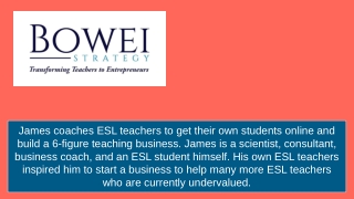 Teach ESL Online - Bowei Strategy