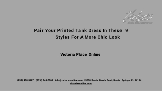 Stunning Printed Tank Dress Styles You Must Try Out This Summer 2022