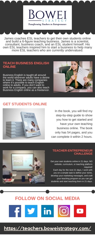 Teach Business English Online - Bowei Strategy