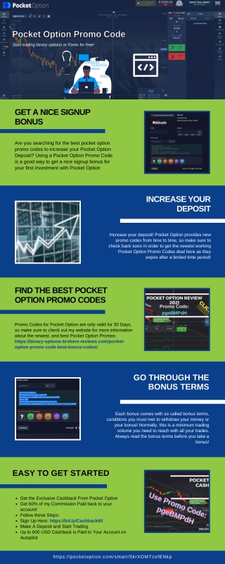 Pocket Option Promo Code  Pocket Option Bonus Code