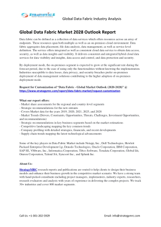 Global Data Fabric Market Overview Analysis and Growth