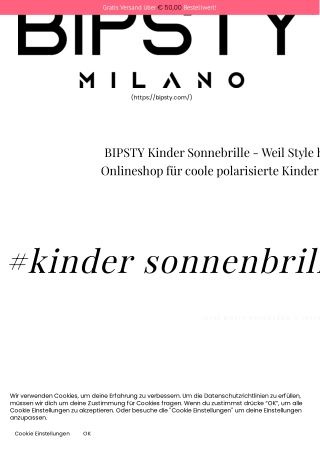 Rote kinder sonnenbrille