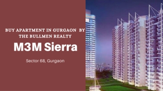 Buy 2BHK Flats by M3M Sierra Sector 68 Gurugram