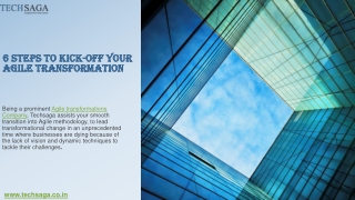 6 Steps to Kick-Off Your Agile Transformation