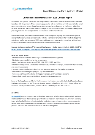Unmanned Sea Systems Market Forecasts to 2028