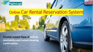 Online Car Rental Reservation System