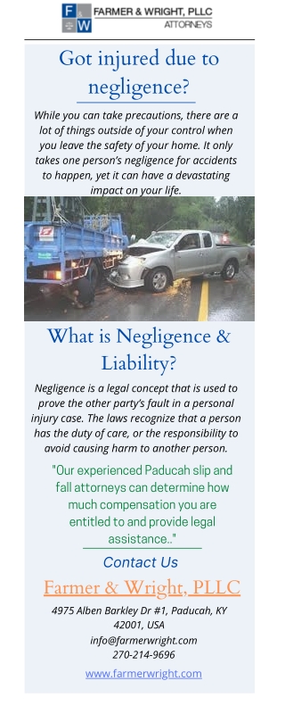 Paducah Kentucky Premises Liability Lawyers