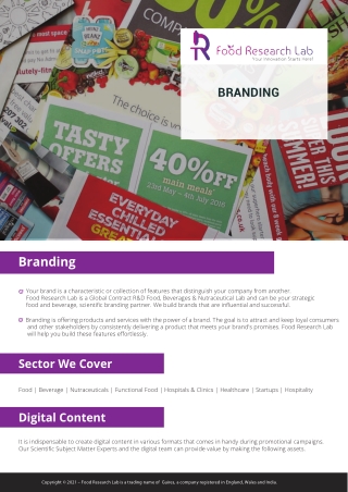 food and beverage branding