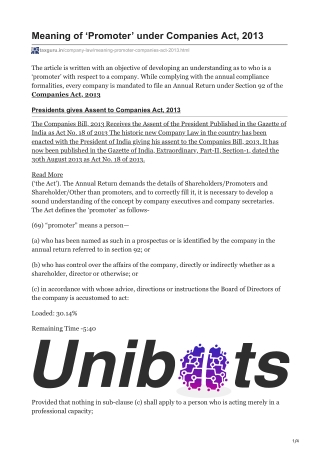 taxguru.in-Meaning of Promoter under Companies Act 2013