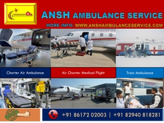 Get Safe and Affordable Train Ambulance Service in Kolkata  | ANSH