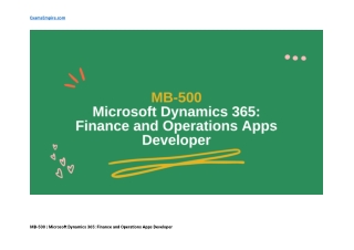 MB-500 - Complete Study Guidance Towards Effective Learning - ExamsEmpire