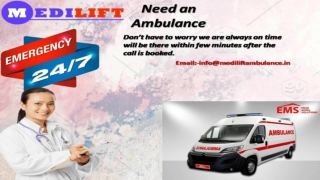 Expert and skilled medical team Ambulance Service in Muzaffarpur and Madhubani- Medilift