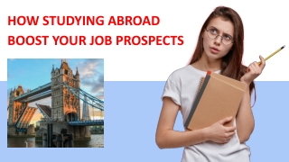 Advantages of studying in Abroad