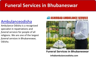 Funeral Services in Bhubaneswar