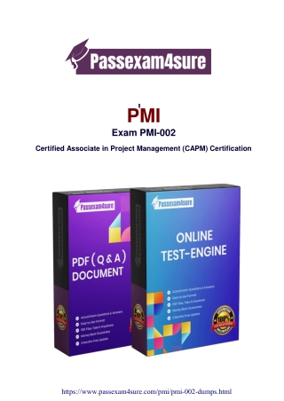 100% Free  PMI  PMI-002 Exam with Sample Questions | Verified By Experts