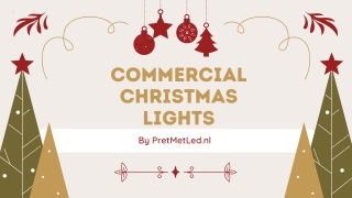 Commercial Christmas Lights | Outdoor Christmas Lights | PretMetLed.nl