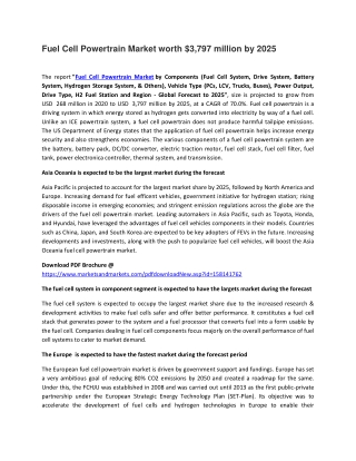 Fuel Cell Powertrain Market worth $3,797 million by 2025