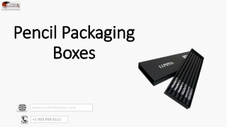 Pencil Packaging Boxes