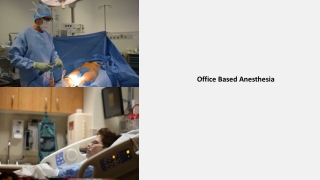 Preferable Anesthetics for Balanced Anesthesia