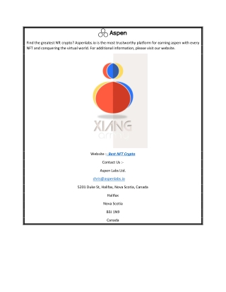 Best NFT Crypto | Aspenlabs.io