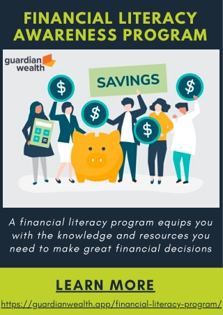 Join Financial Literacy Awareness Program | Become Future Ready - GuardianWealth