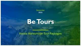 Kerala Honeymoon Tour Packages