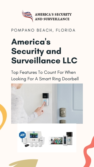 Ring DoorBell makes your house more secure | Pompano Beach, Florida