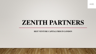 Best Investment Solutions in London - Zenith Partners