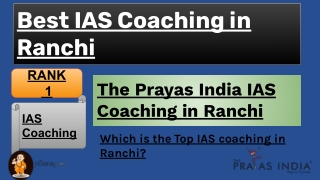 Best IAS Coaching in Ranchi