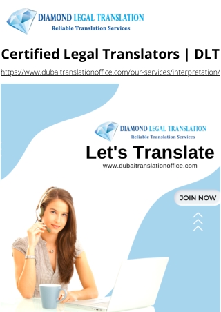 Certified Legal Translators  DLT