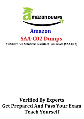 Solve Your Problems by Using Our Amazon SAA-C02 Dumps Questions Answers