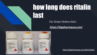 how long does ritalin last in body