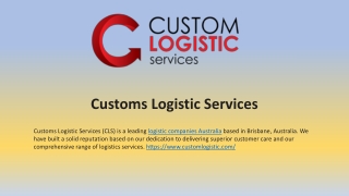 Quality Logistics Services in Australia