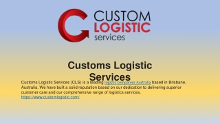 Quality Logistics Services in Australia
